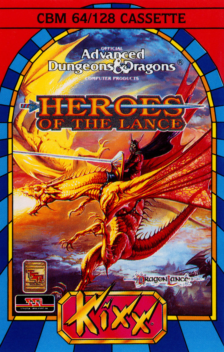 Advanced Dungeons & Dragons - Heroes Of The Lance box art for Amstrad CPC