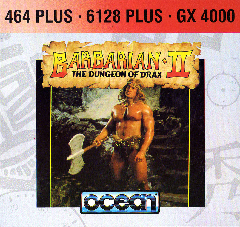 Barbarian II box art for Amstrad GX4000
