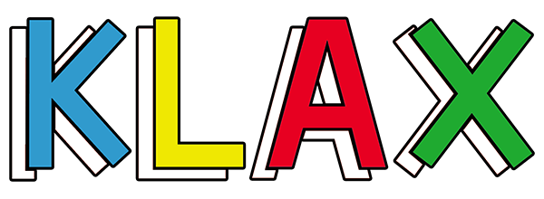 Klax logo for Amstrad GX4000