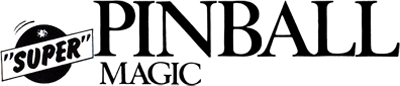 Super Pinball Magic logo for Amstrad GX4000