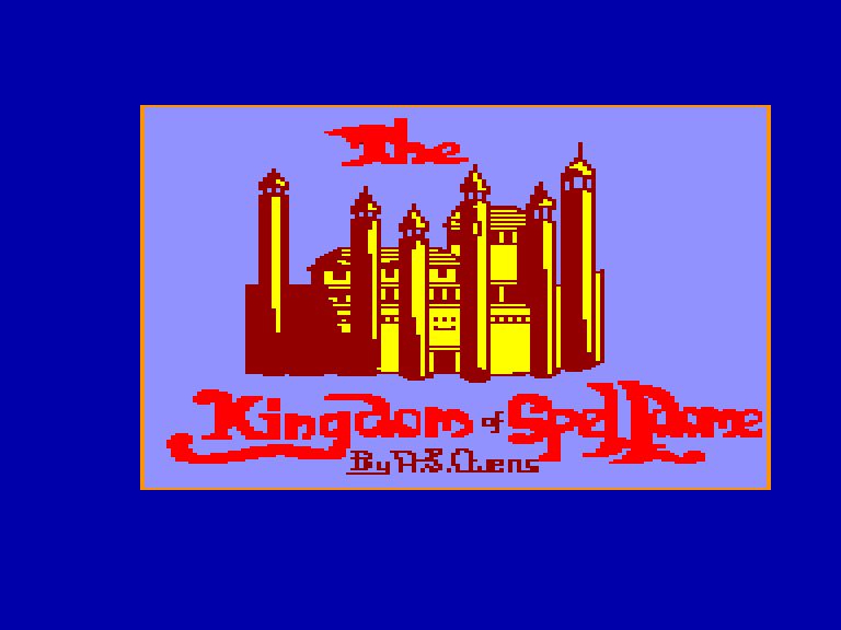 Kingdom Of Speldome screenshot 2 for Amstrad CPC