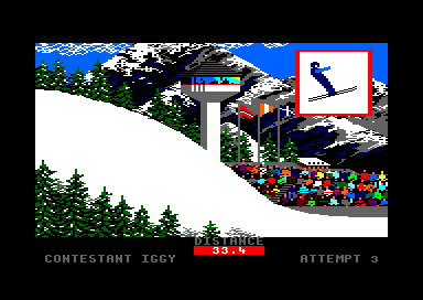 Winter Games screenshot 4 for Amstrad CPC