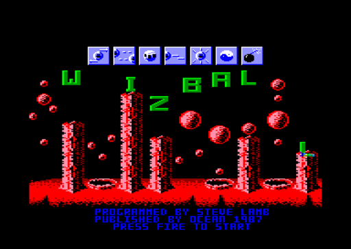 Wizball screenshot 2 for Amstrad CPC