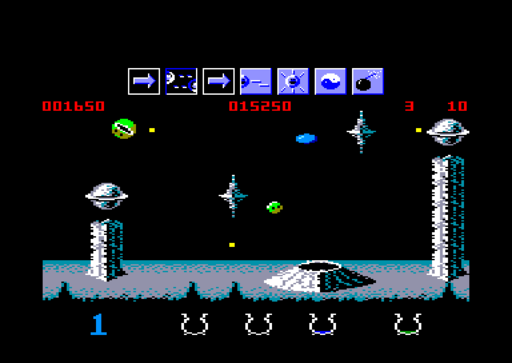 Wizball screenshot 3 for Amstrad CPC