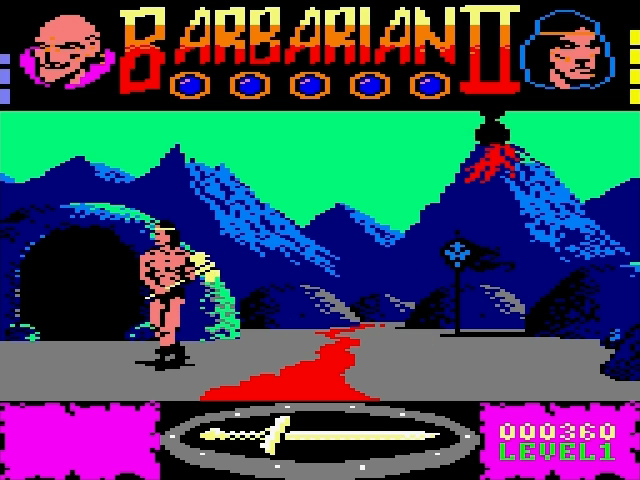 Barbarian II screenshot 2 for Amstrad GX4000