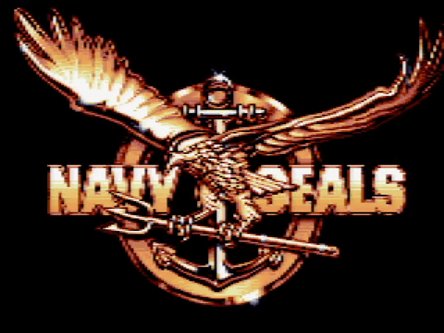Navy Seals title screen for Amstrad GX4000