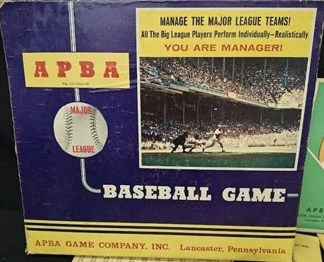 APBA Major League Players Baseball box art for Apple II