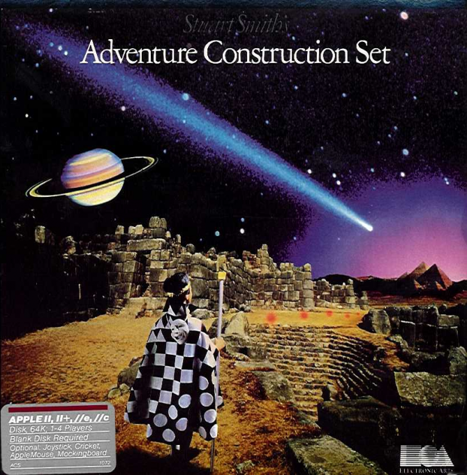 Adventure Construction Set box art for Apple II