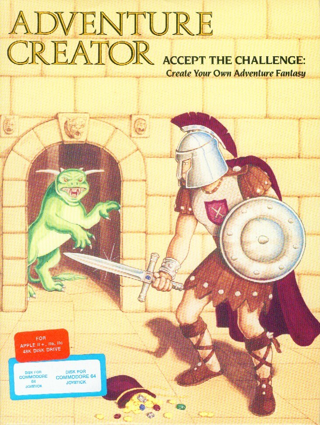 Adventure Creator box art for Apple II
