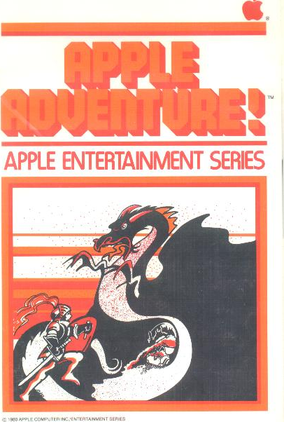 Adventure box art for Apple II