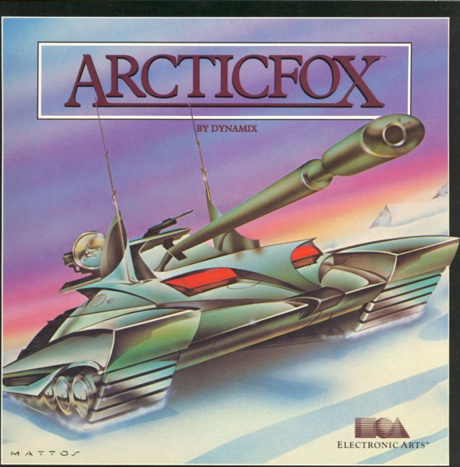 Arcticfox box art for Apple II