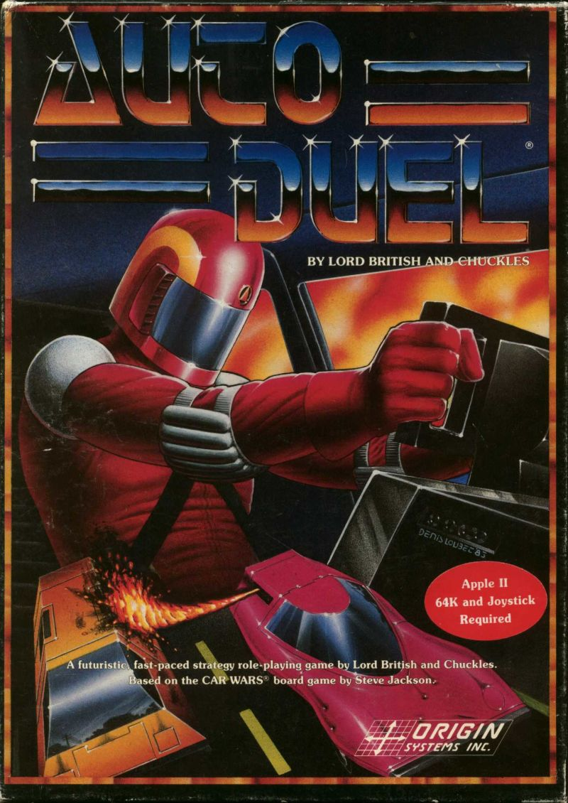Autoduel box art for Apple II