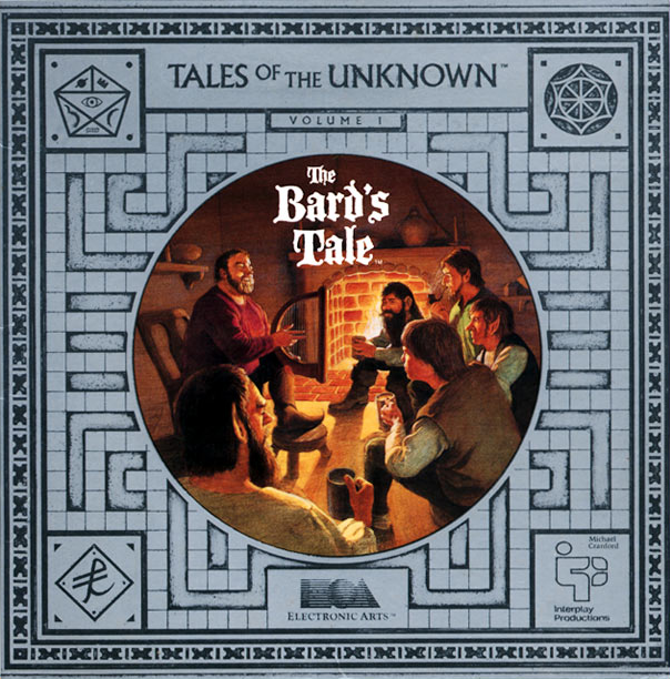 Bard's Tale, The box art for Apple II