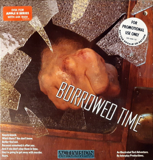 Borrowed Time box art for Apple II