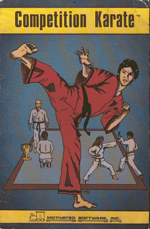Competition Karate box art for Apple II