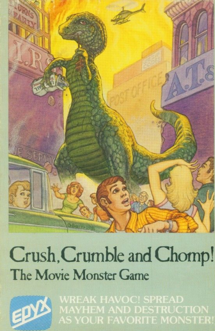 Crush, Crumble and Chomp! box art for Apple II