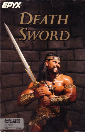 Death Sword box art for Apple II