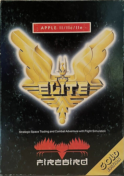 Elite box art for Apple II