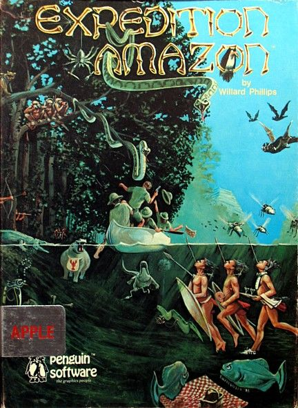 Expedition Amazon box art for Apple II