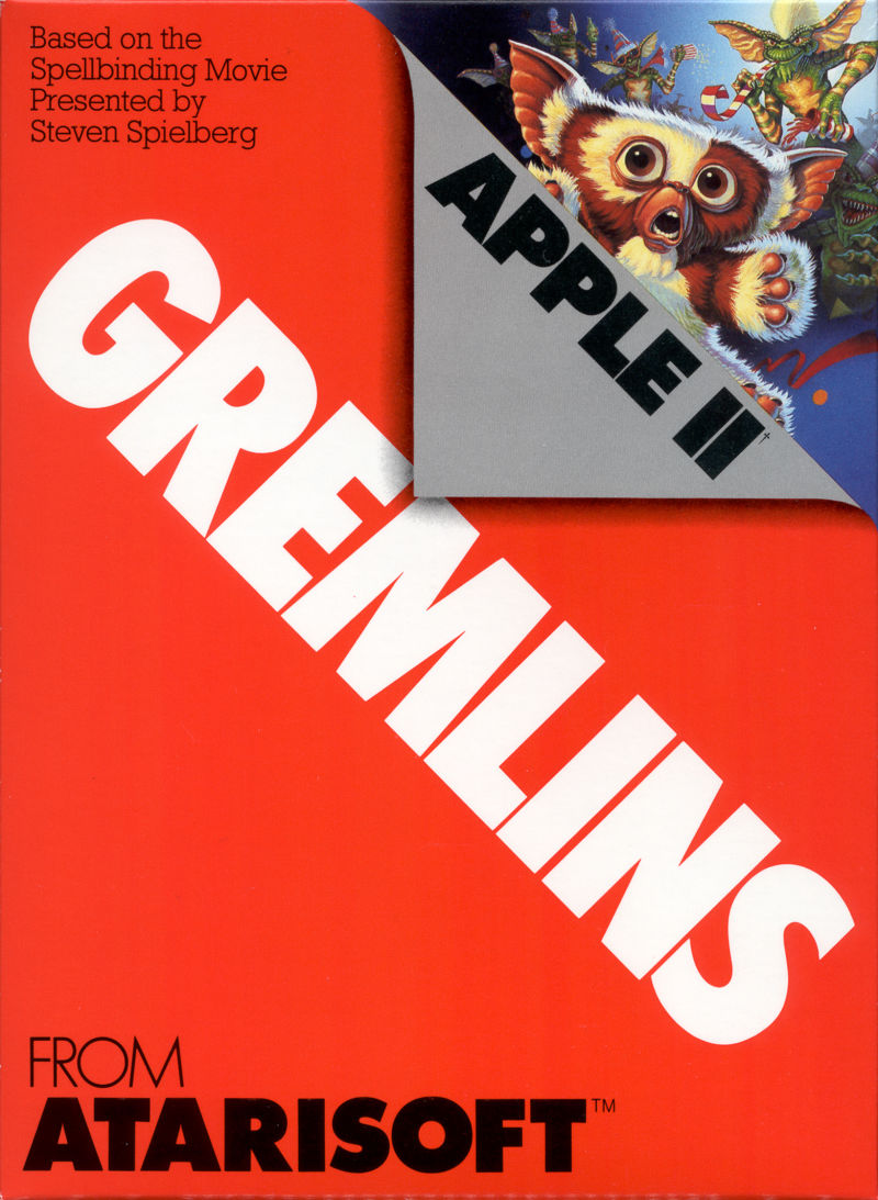 Gremlins box art for Apple II