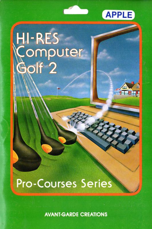 Hi-Res Computer Golf 2 box art for Apple II