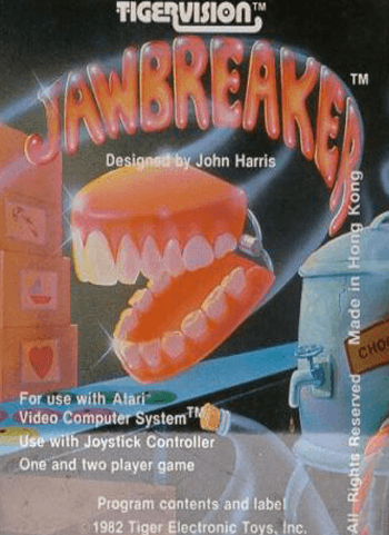 Jawbreaker box art for Apple II