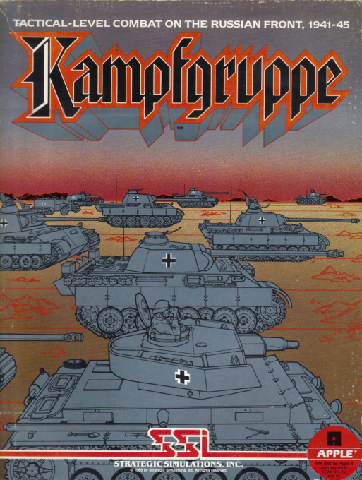 Kampfgruppe box art for Apple II