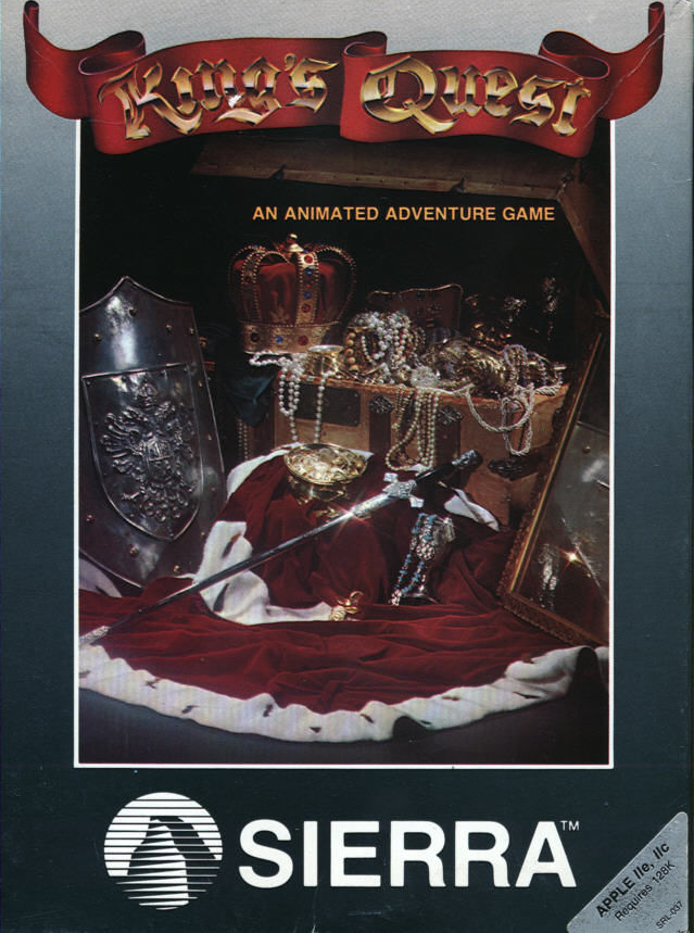 King's Quest box art for Apple II