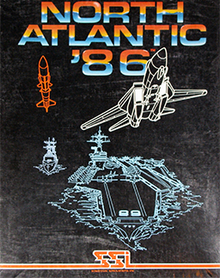 North Atlantic '86 box art for Apple II