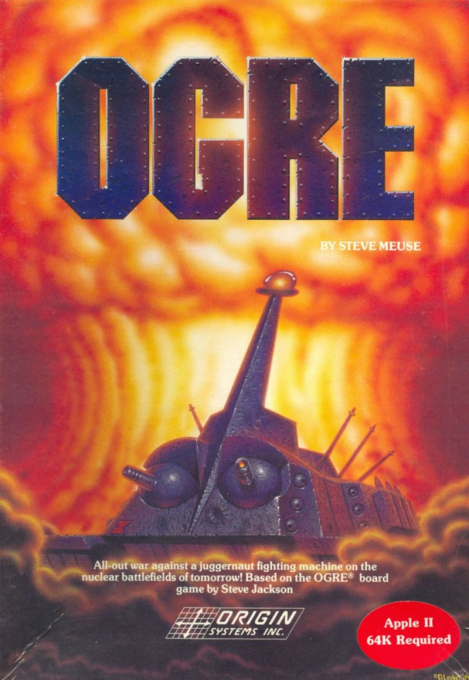 Ogre box art for Apple II