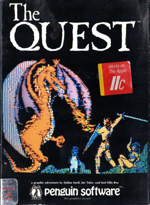 Quest, The box art for Apple II