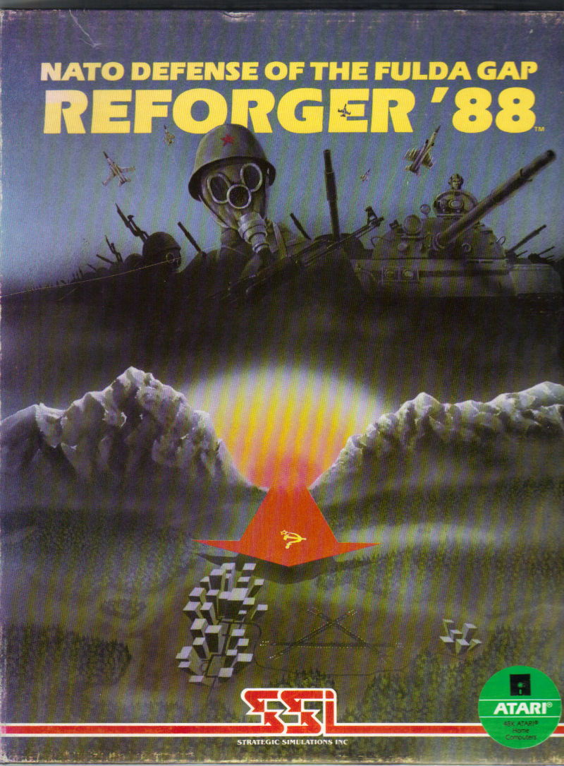 Reforger '88 box art for Apple II