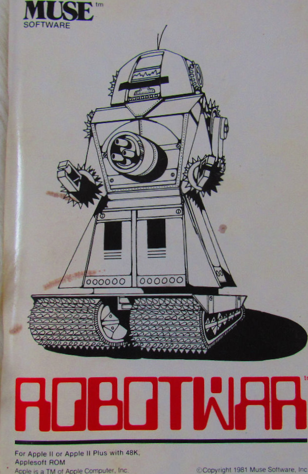 RobotWar box art for Apple II