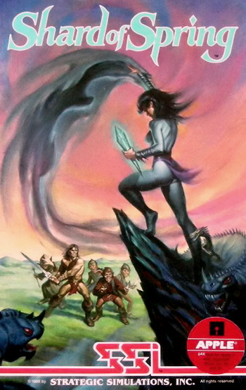 Shard of Spring box art for Apple II