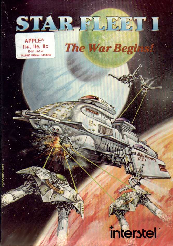 Star Fleet I: The War Begins box art for Apple II