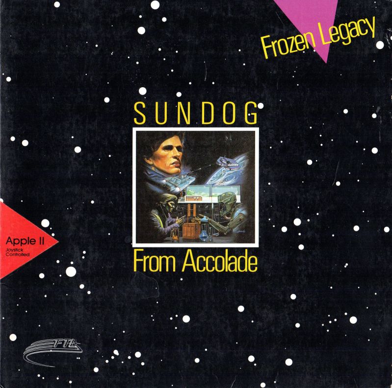 SunDog: Frozen Legacy box art for Apple II