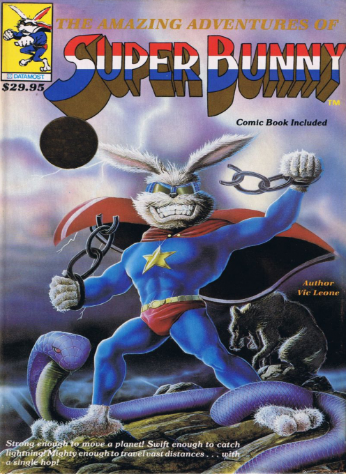 Super Bunny box art for Apple II