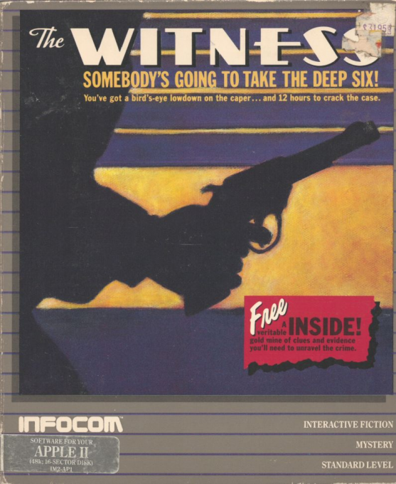 The Witness box art for Apple II