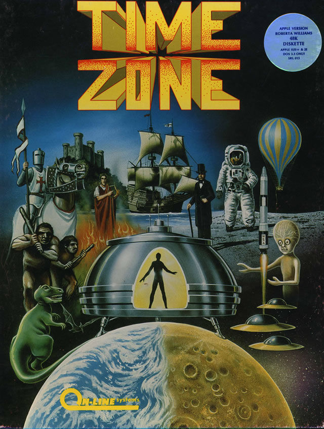 Time Zone box art for Apple II