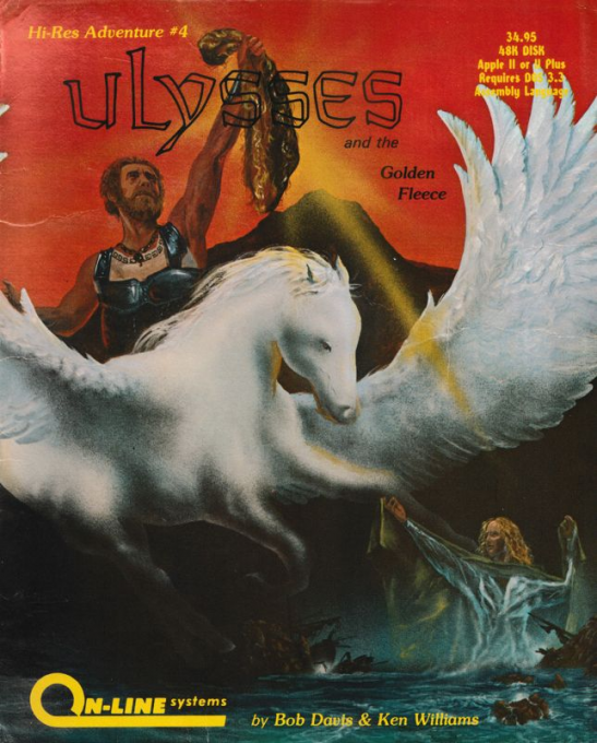 Ulysses and the Golden Fleece box art for Apple II