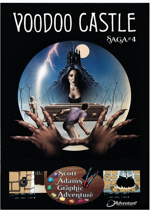 Voodoo Castle box art for Apple II
