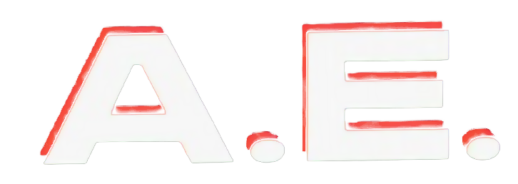A.E. logo for Apple II