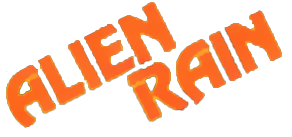 Alien Rain logo for Apple II
