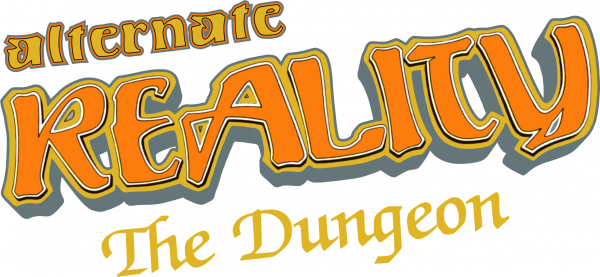 Alternate Reality: The Dungeon logo for Apple II
