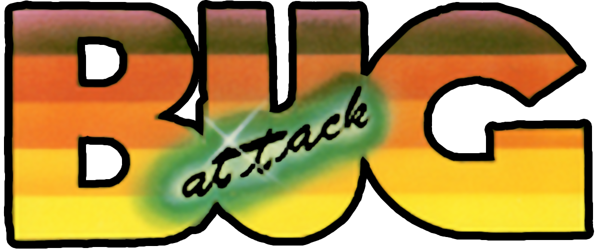 Bug Attack logo for Apple II