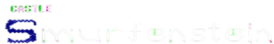 Castle Smurfenstein logo for Apple II