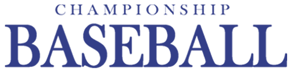 Championship Baseball logo for Apple II