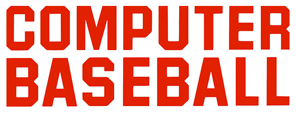 Computer Baseball logo for Apple II