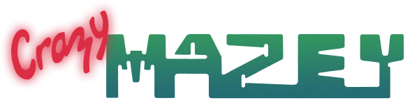 Crazy Mazey logo for Apple II