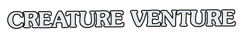 Creature Venture logo for Apple II